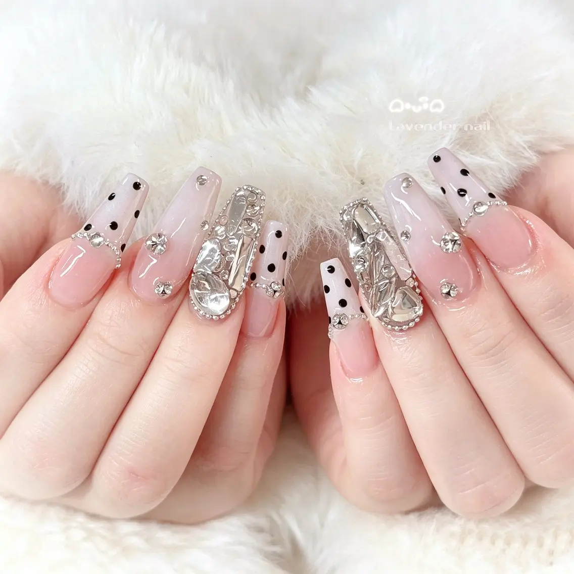 ネイル ハンドネイル Lavender nail·中島公園のネイルデザイン