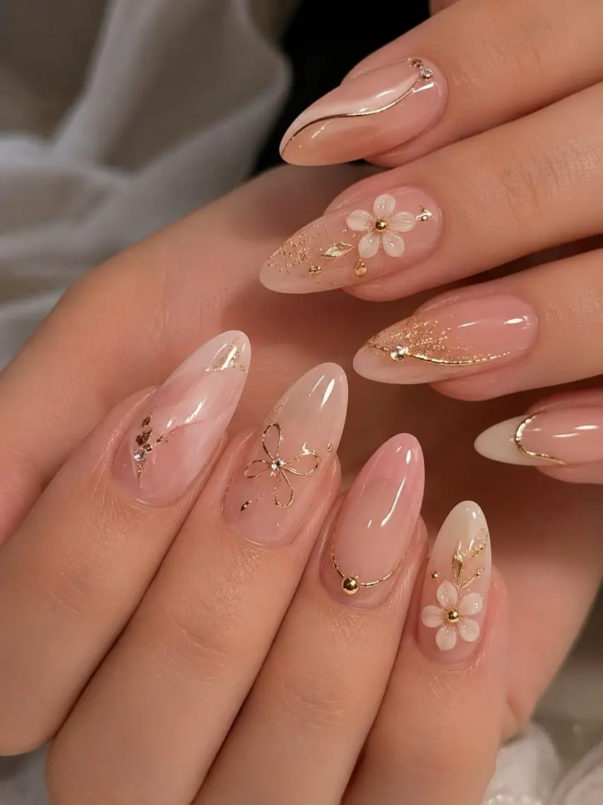 ネイル アートネイル ジェルネイル キラキラネイル 韓国ネイル 持ち込み ハンドネイル ハンドケア Blingg NailStudioのネイルデザイン