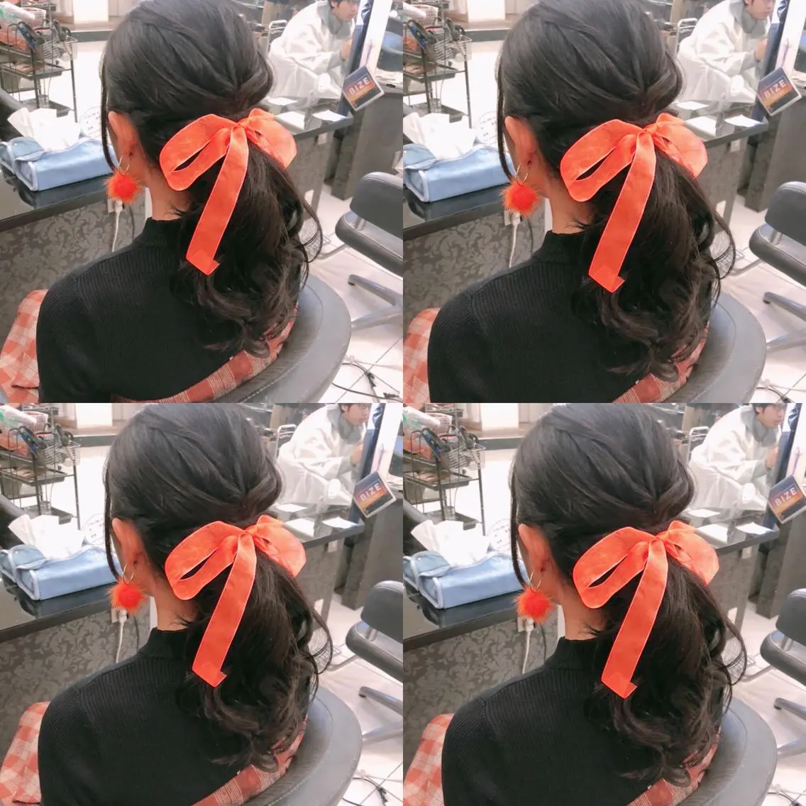 セミロング ヘアアレンジ ヘアセット 🌷MAYU 🌷のヘアスタイル