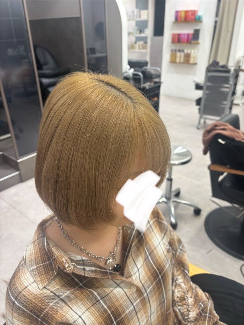 ミディアム 田中澪🩵ྀི /HUG横浜のヘアスタイル