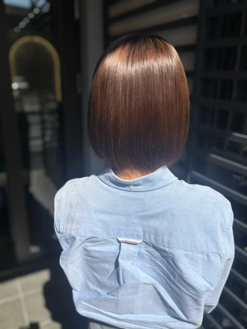 ショート 縮毛矯正 松重 直希のヘアスタイル
