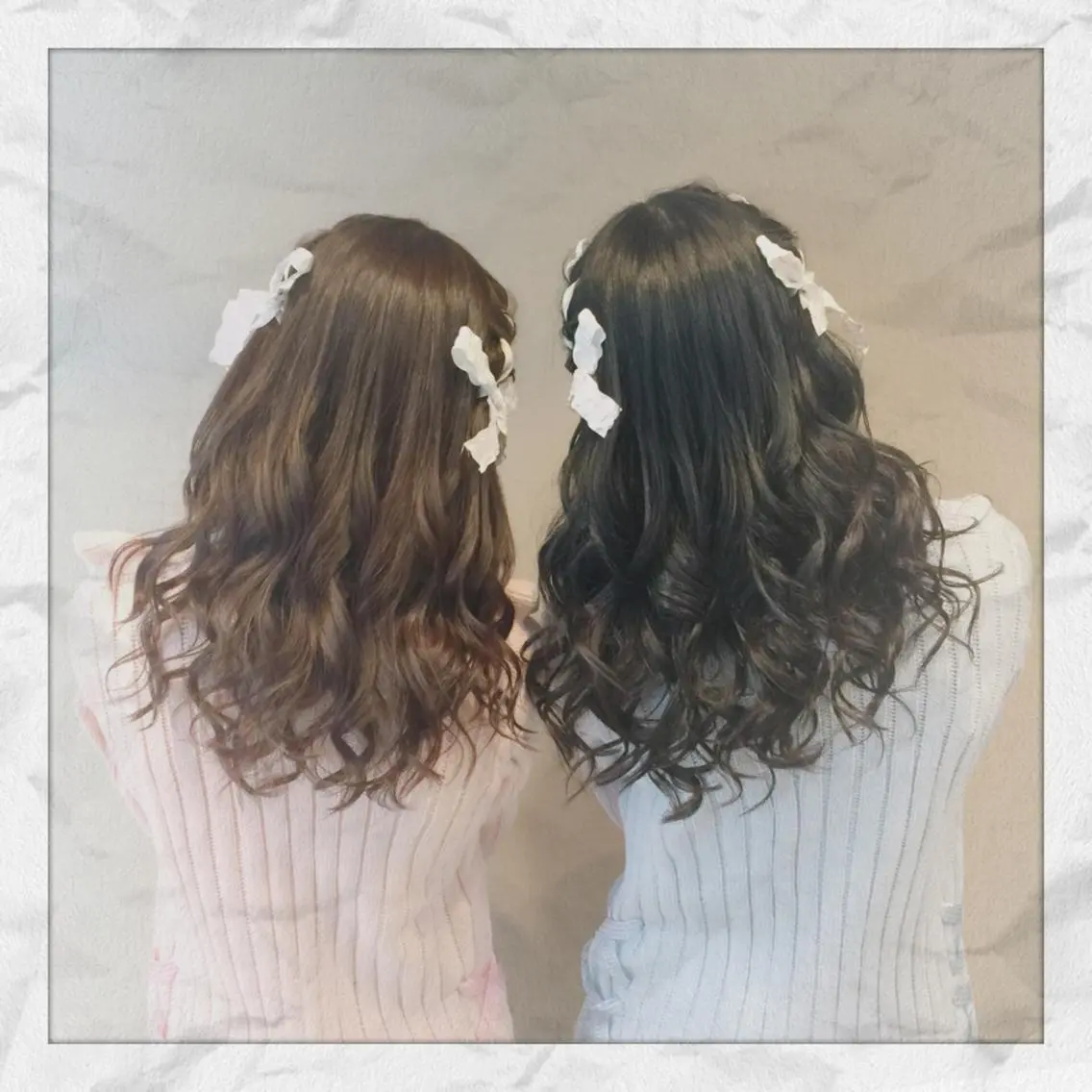 セミロング ヘアアレンジ ヘアセット ヘアセット/着付け 𓇼 まつもと𓇼のその他イメージ