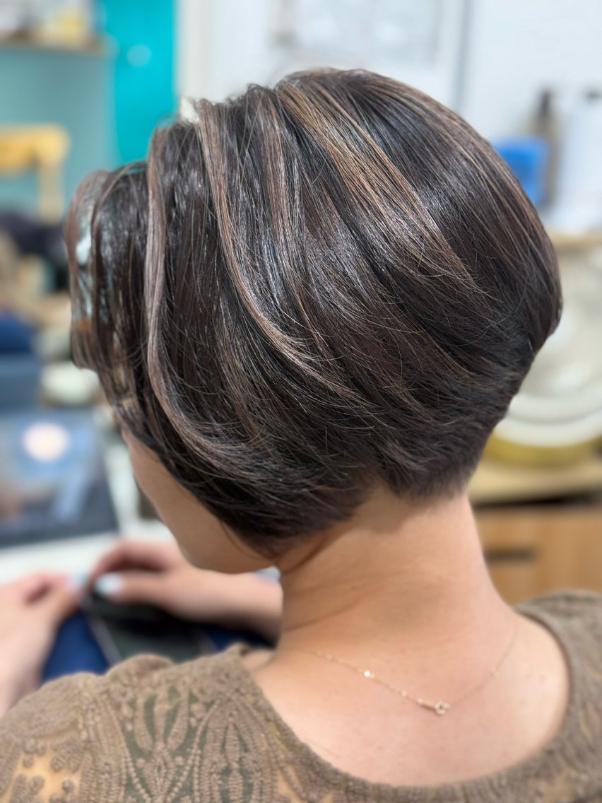 ショート カラー グレージュ ハイライトカラー ミルクティーグレージュ ハイライト ヘアカラー トリートメント Snaly カラー特化ページのヘアスタイル