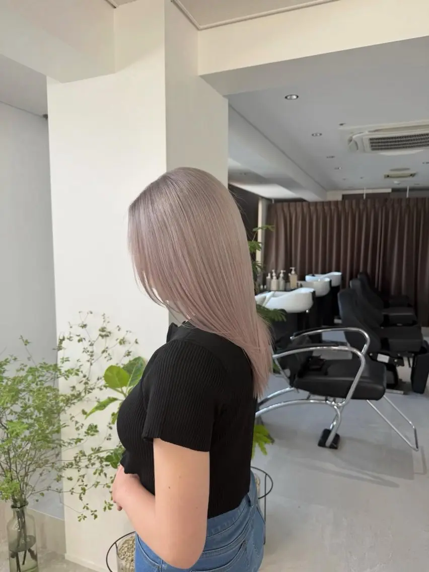 カラー ヘアカラー 星 西宮のヘアスタイル