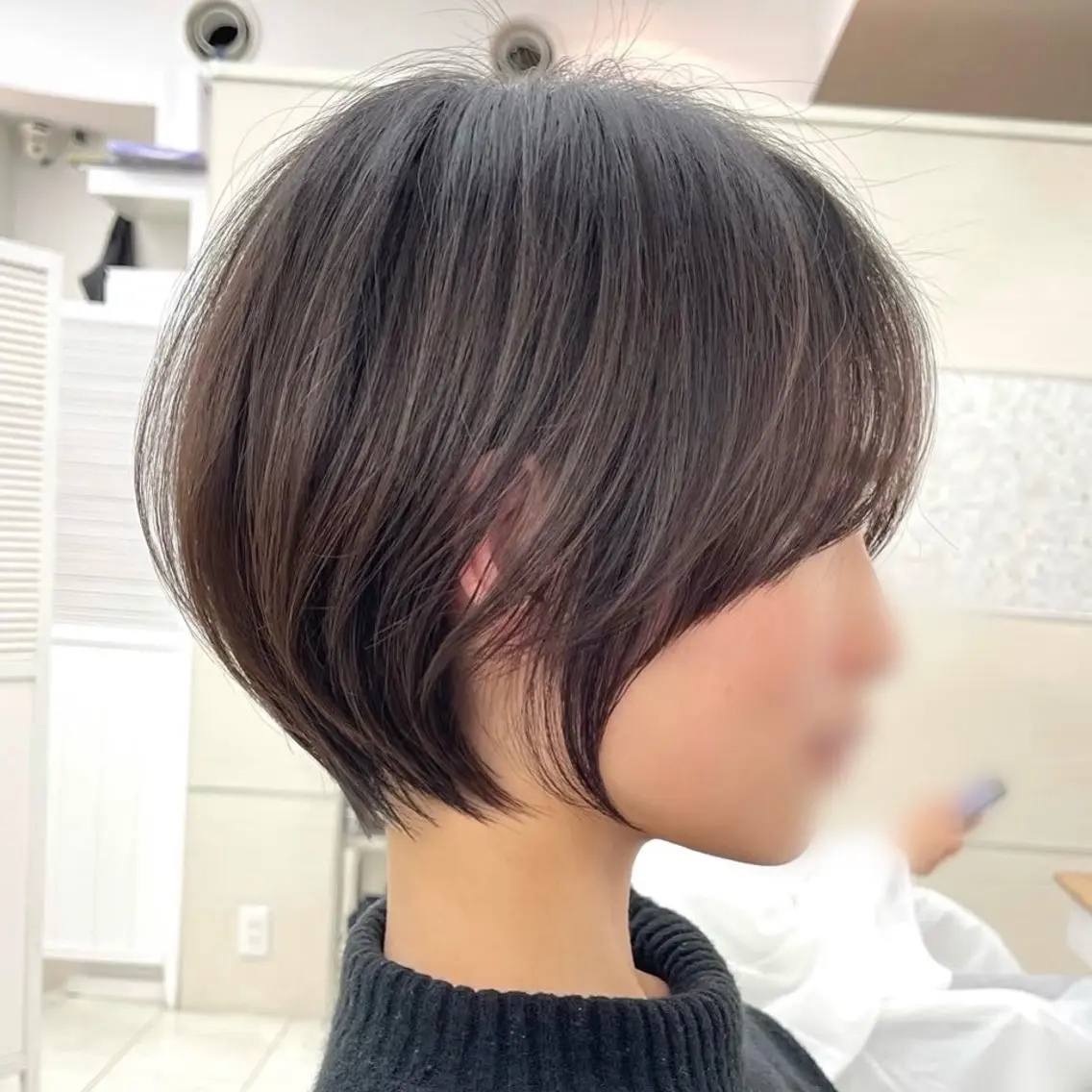 ショート 無料カットモデル 渋谷/ ユナのヘアスタイル