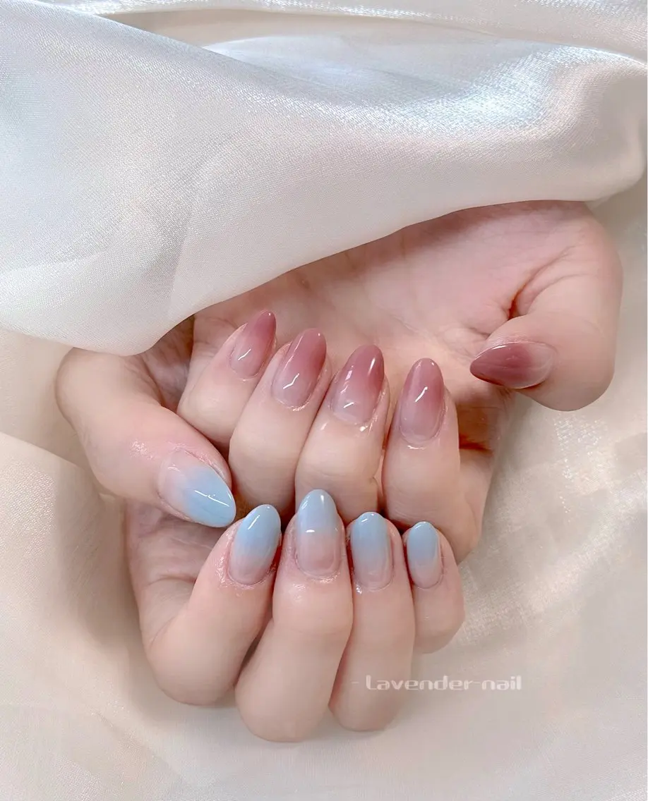 ネイル ハンドネイル Lavender nail·中島公園のネイルデザイン