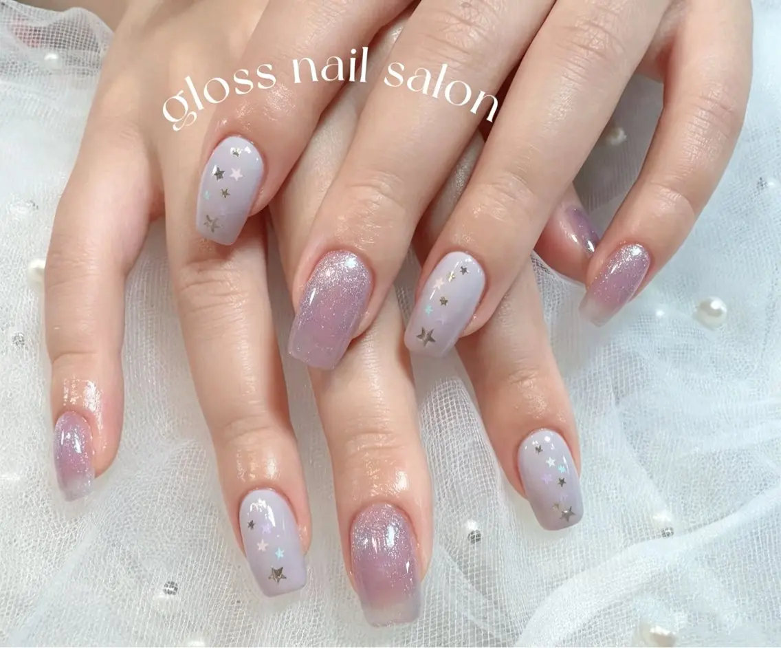 ネイル ハンドネイル ゆり🌷 gloss nailのネイルデザイン