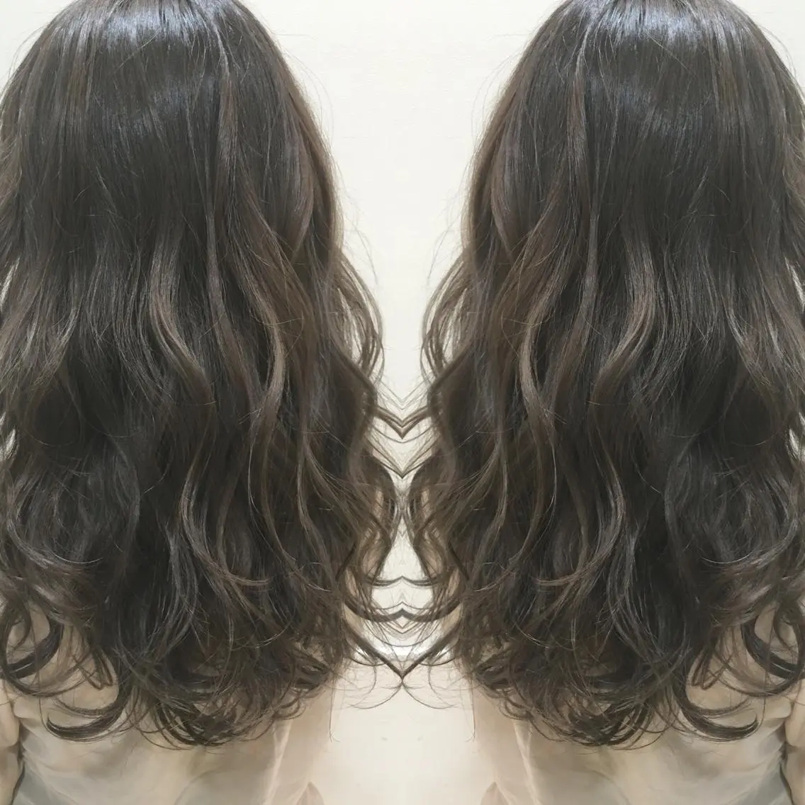 カラー 透明感カラー ハイライトカラー 早川 真幸のヘアスタイル