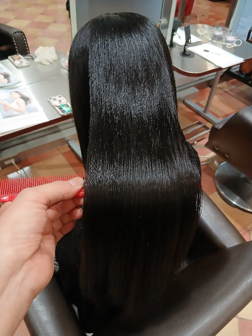 ロング カット 縮毛矯正 佐賀で美髪を作る人 山内　泰輝のヘアスタイル