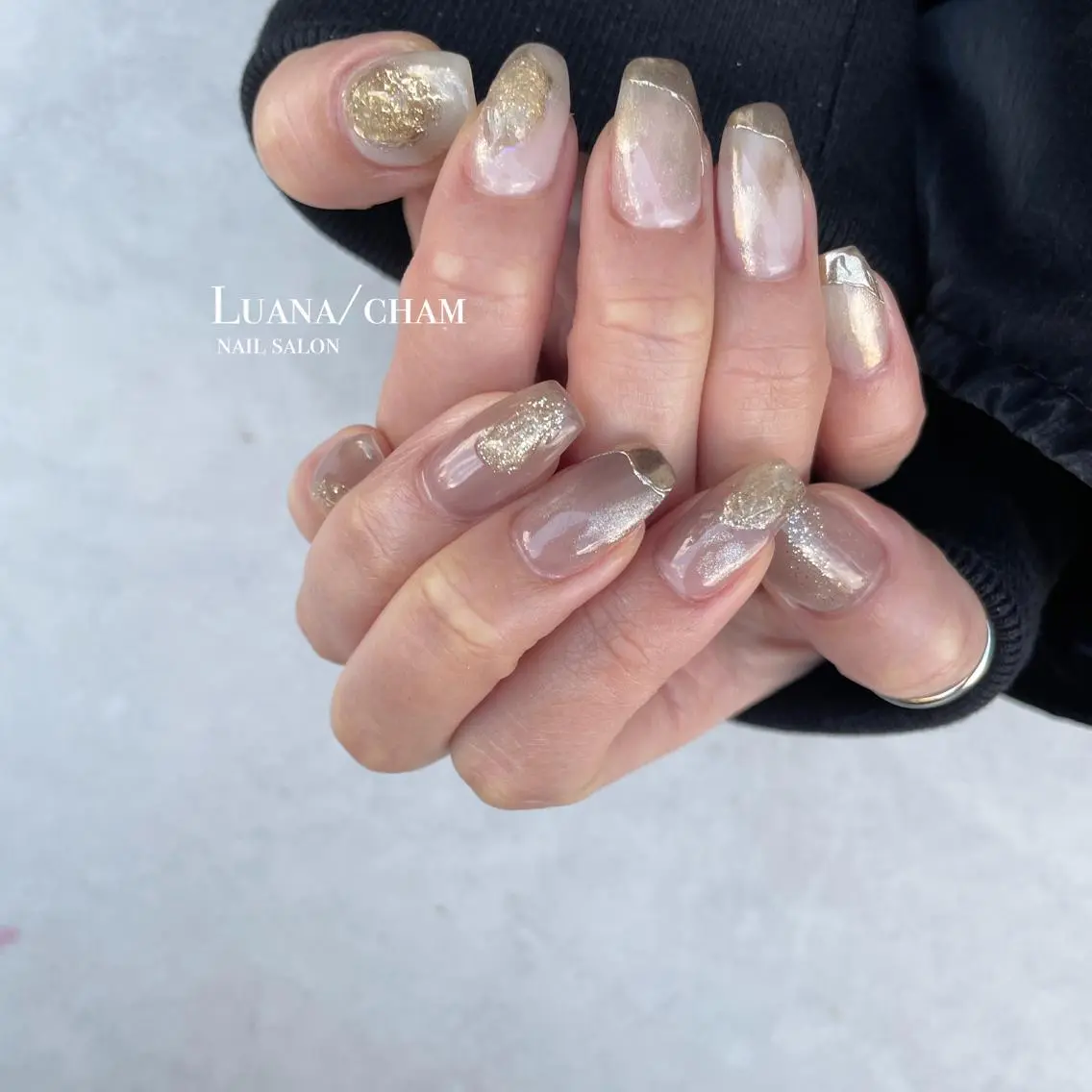 ロング ネイル ハンドネイル nail salon neigeのネイルデザイン