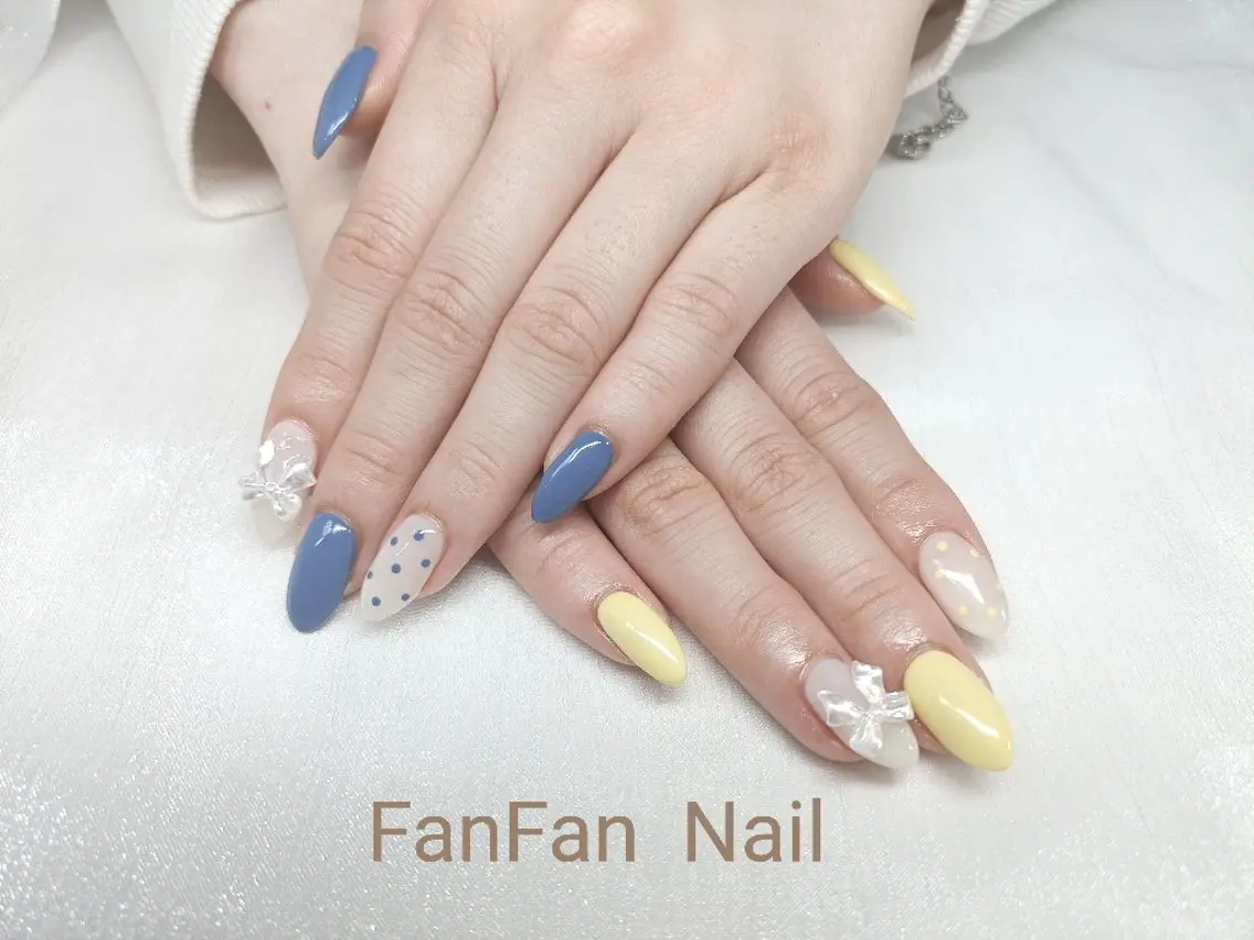 ネイル シンプルネイル RUE FANFANNAILのネイルデザイン