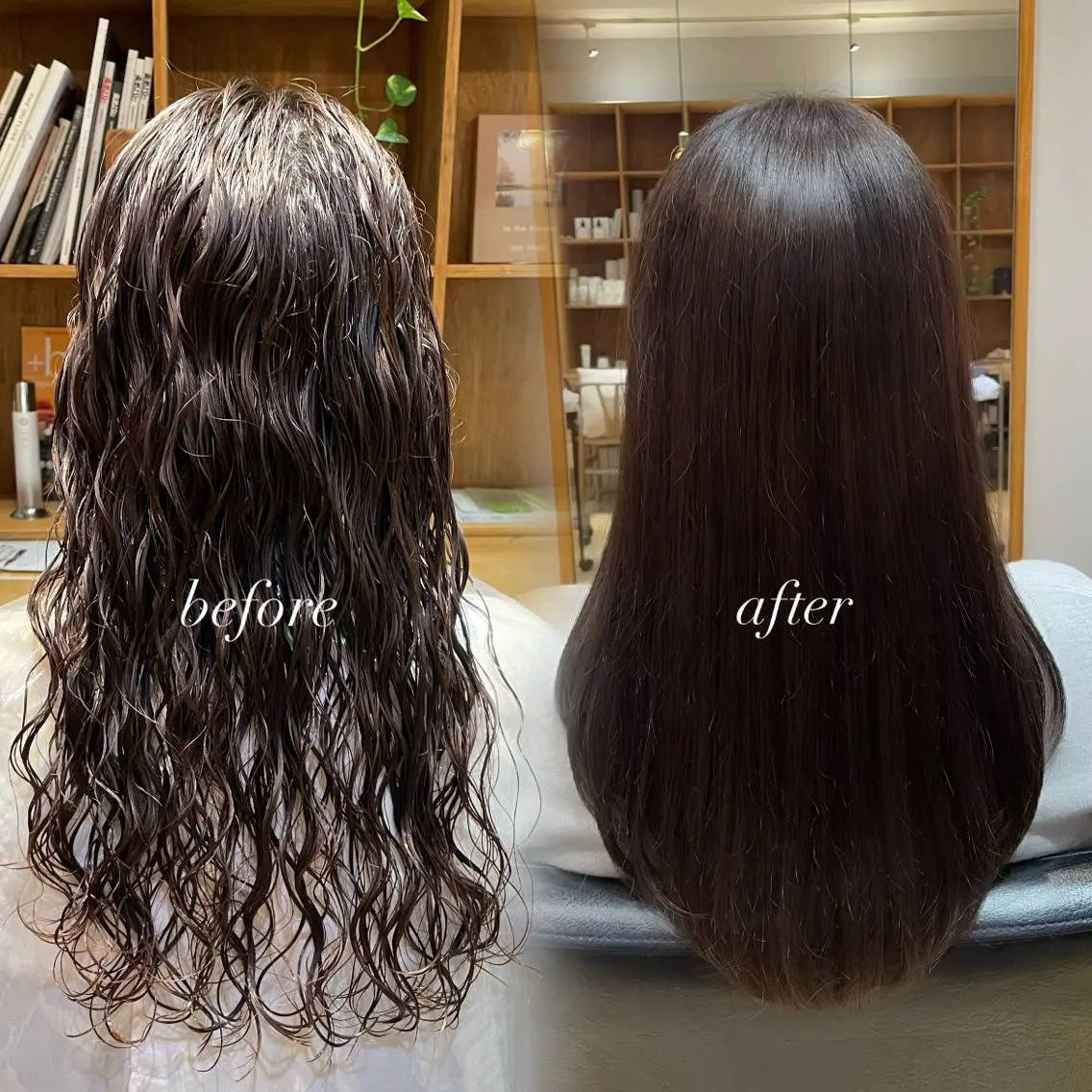 ロング パーマ 縮毛矯正 縮毛矯正/レイヤー 🌙児玉光瑠のヘアスタイル