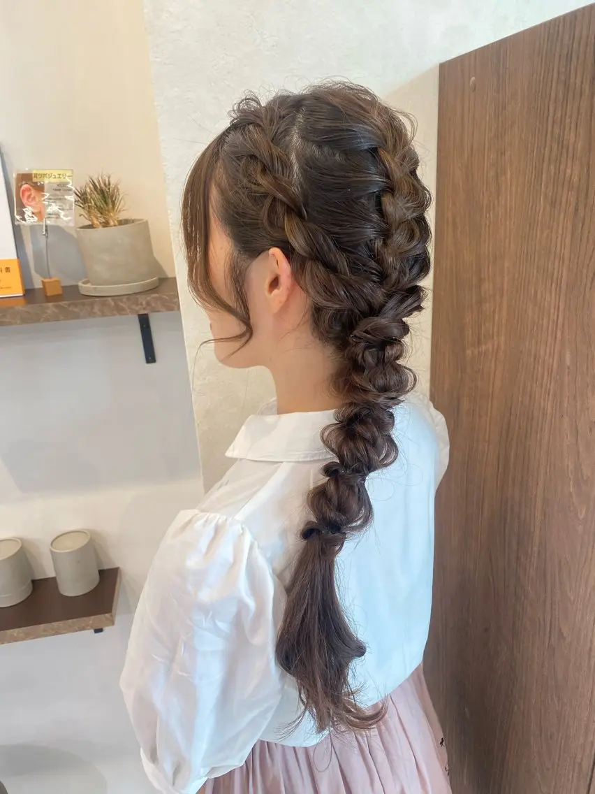 ロング ヘアセット さら艶ストレート ✨️🫧コッシーのヘアスタイル
