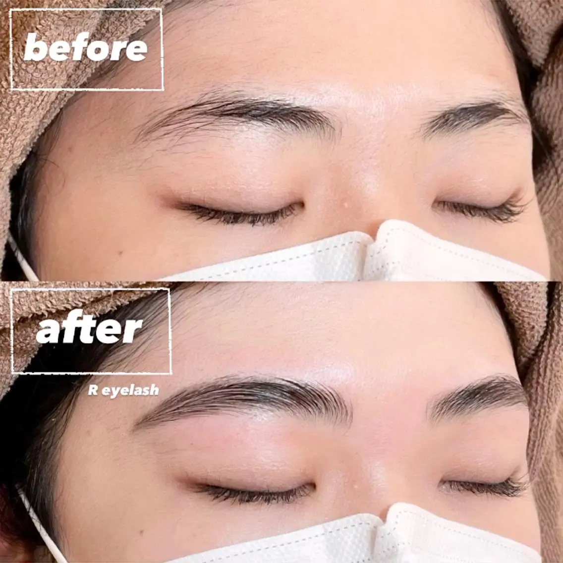 セミロング カラー パーマ ヘアアレンジ メンズ キッズ ネイル マツエク・マツパ アイブロウ ワックス脱毛 その他(アイブロウ) 𝑹 eyelashのマツエク・マツパデザイン