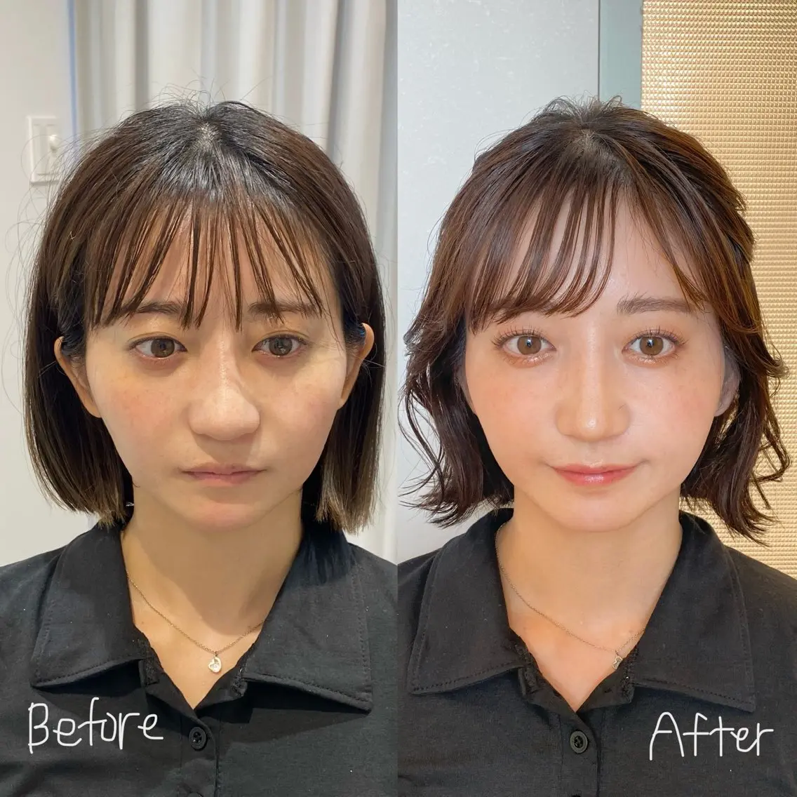 ヘアアレンジ 似合わせ艶髪カラー ❤️ハダユミのヘアスタイル