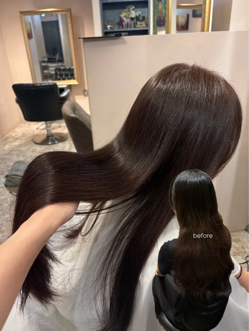 カラー ベージュカラー ヘアカラー Lita4F ミユウ🌻のヘアスタイル