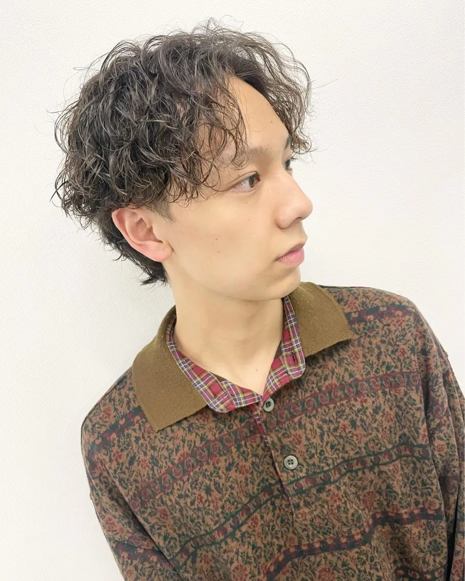 メンズ 沖縄メンズパーマ/ TSUME🌈のヘアスタイル