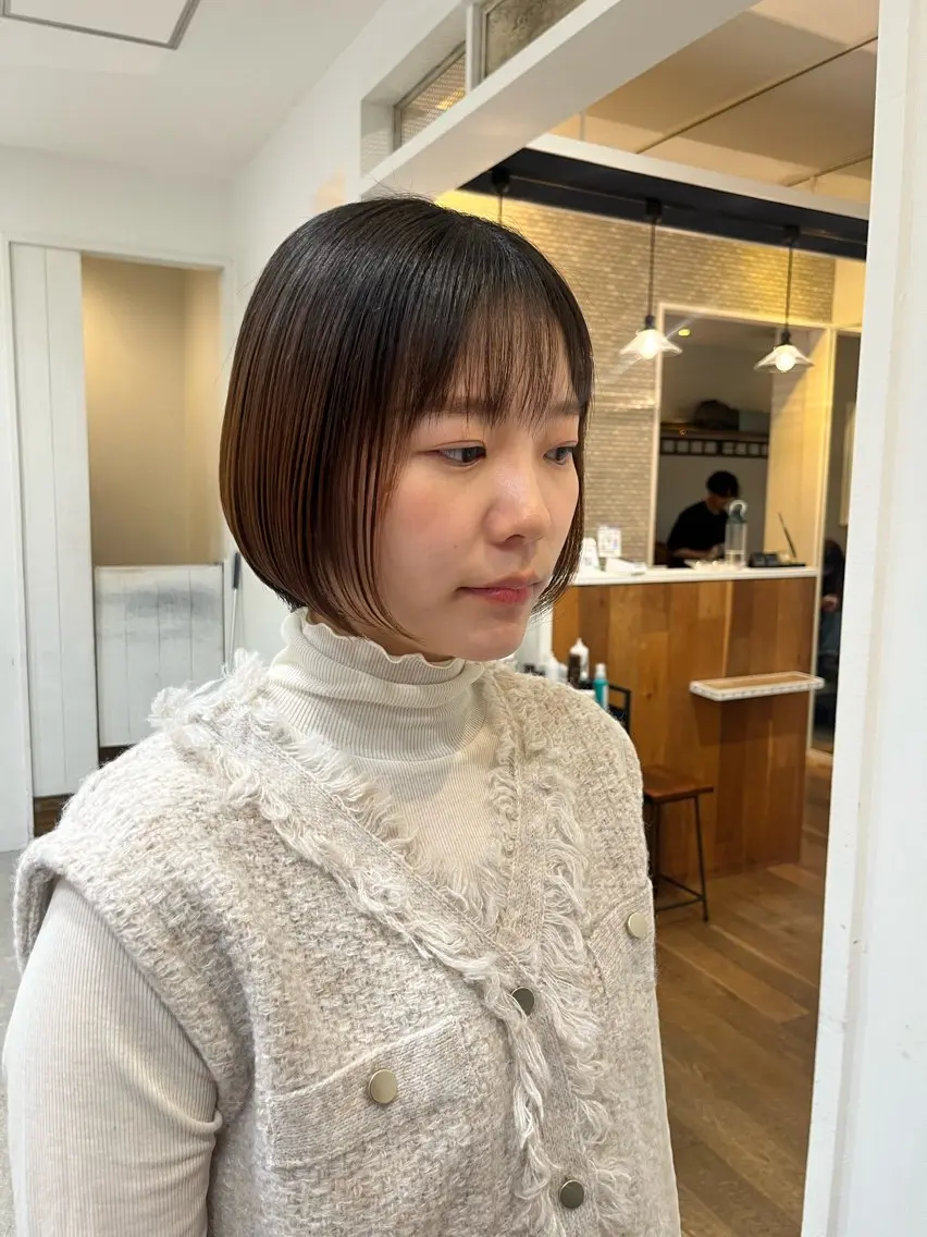 ショート ショートボブ ボブ ショートヘア 無料カットモデル‪✨ ✂️Nanami🌷のヘアスタイル
