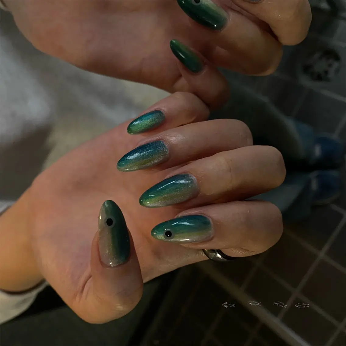 ネイル ハンドネイル フットネイル nano/きもかわ nail🐬🫧のネイルデザイン