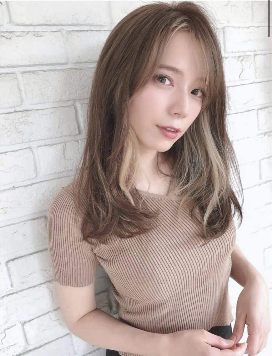 セミロング 尾前 了守のヘアスタイル