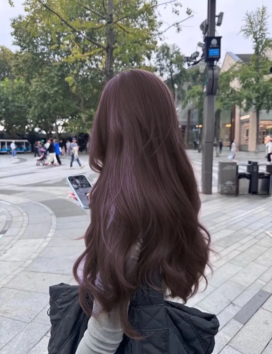 ロング カラー ヘアアレンジ ヘアカラー 💓色落ちまで綺麗な 垢抜けカラー💓のヘアスタイル