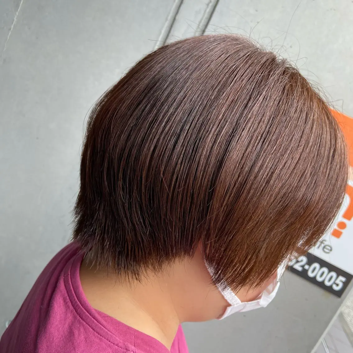 ショート ショートヘア ウルフカット 💜推しインナー カラー/菊池柊真💜のヘアスタイル