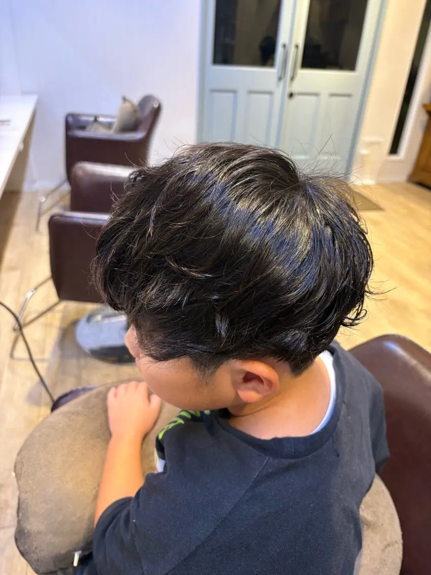 パーマ メンズ カット パーマ 上川畑 つかさのヘアスタイル