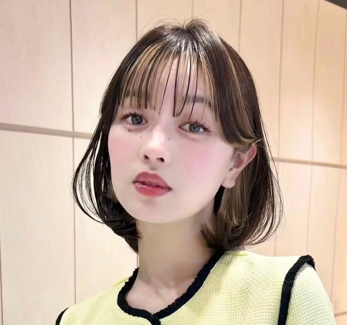 ショート 切りっぱなしボブ ボブ 顔周りカット ハッシュカット ハイレイヤー カット 縮毛矯正 ♥️似合わせボブ/ 縮毛矯正/大和田拓夢のヘアスタイル