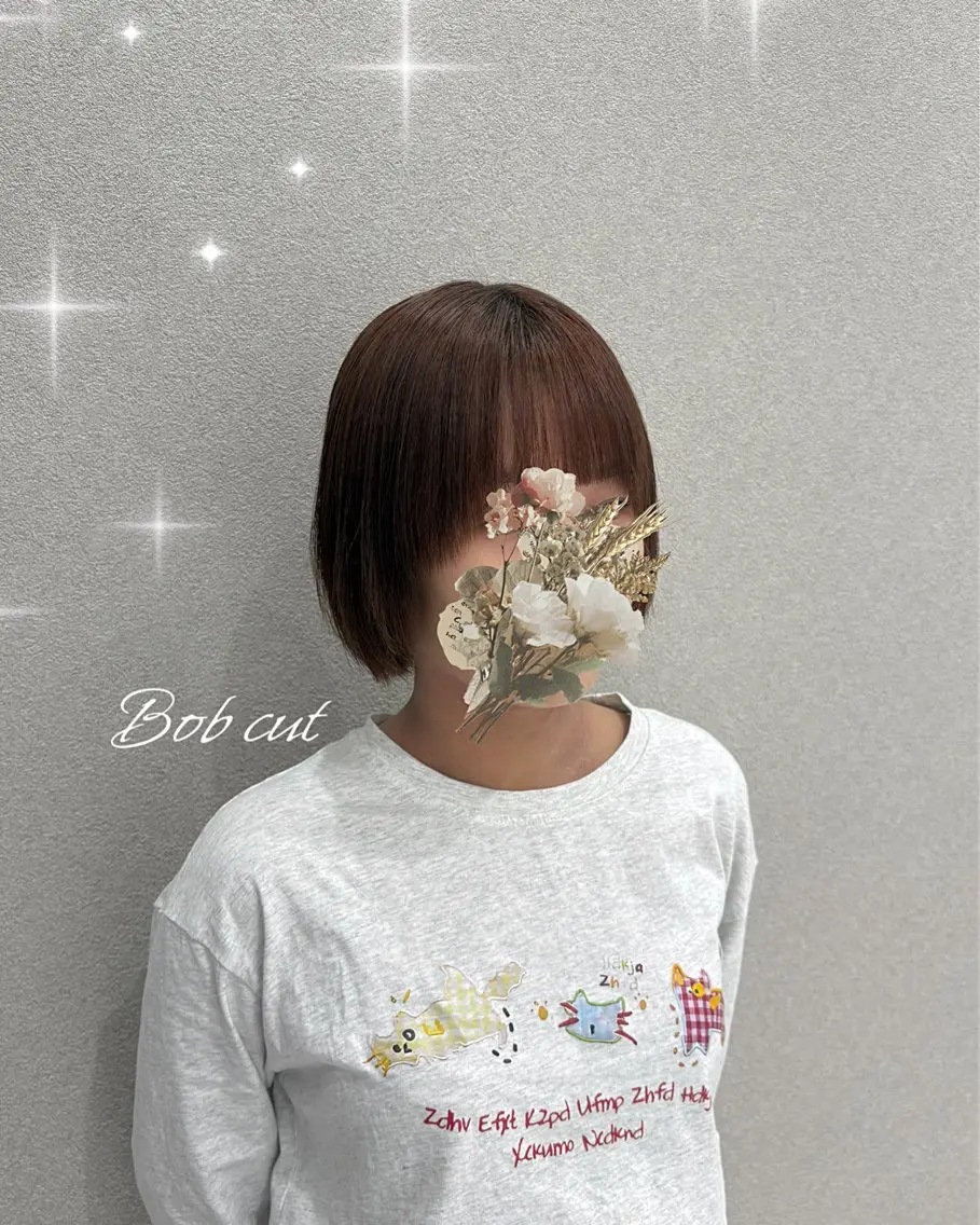 ショート レイヤーカット/ ヘアカラー/RENAのヘアスタイル