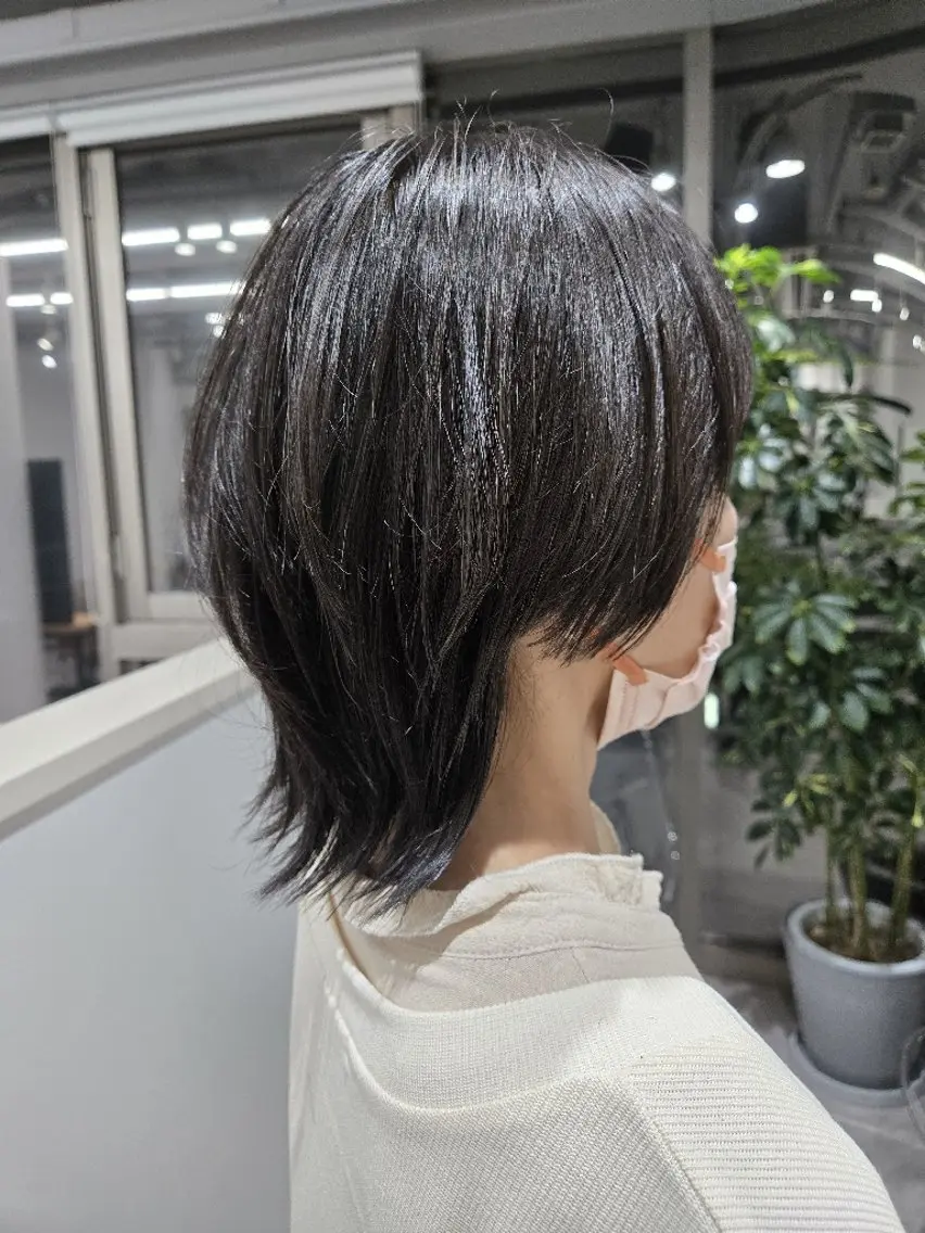 ミディアム ウルフカット ショート/ボブ/中村 遥香 🧸🤍のヘアスタイル