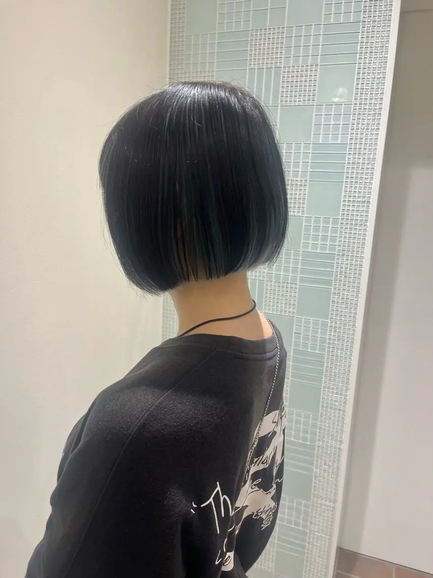 ショート 前下がりボブ ボブ 畠野Hatano /メンズ/ボブのヘアスタイル