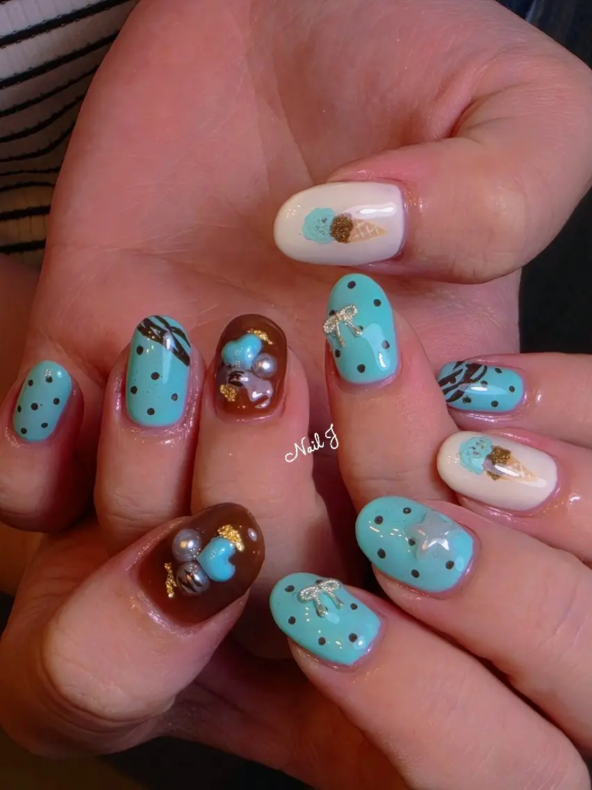 ネイル 韓国ネイル ハンドネイル Nail Jのネイルデザイン