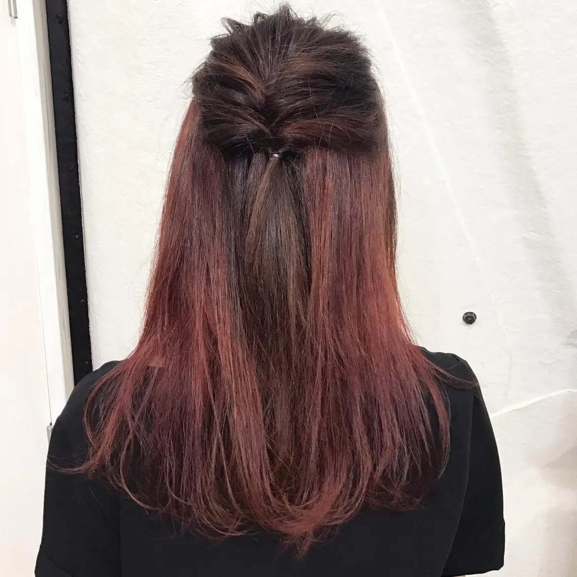 カラー ブリーチ ピンクカラー K-POP好き美容師 🇰🇷Kai.Yのヘアスタイル