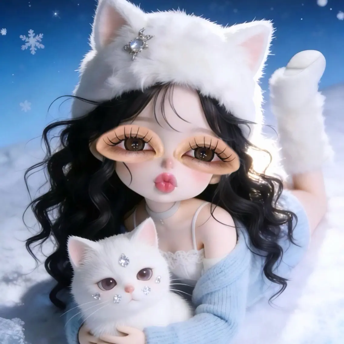 マツエク・マツパ マツエク Unknown. SANA💎のマツエク・マツパデザイン