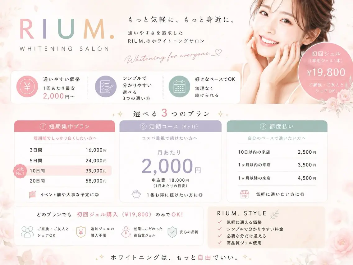歯のホワイトニング RIUM.のその他イメージ