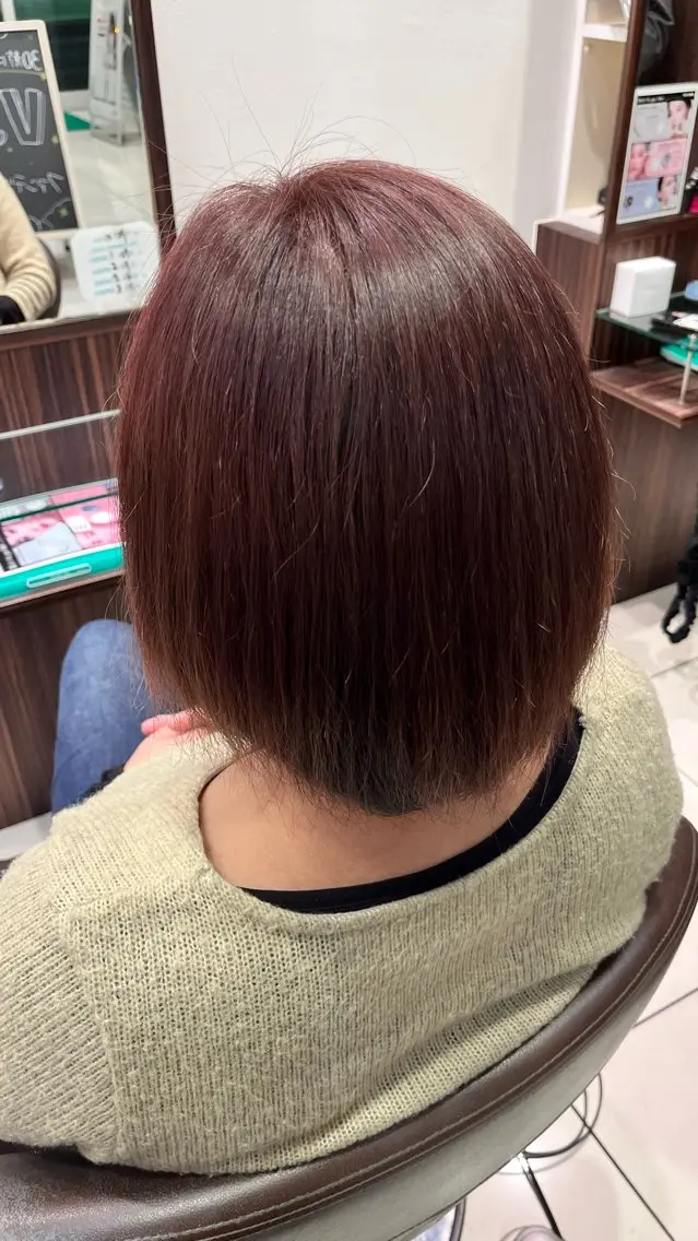 カラー 佐藤 花織のヘアスタイル