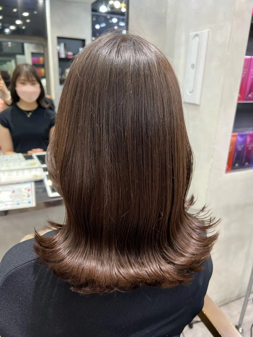 カット+カラー+✨️髪質改善✨️トリートメントの写真
