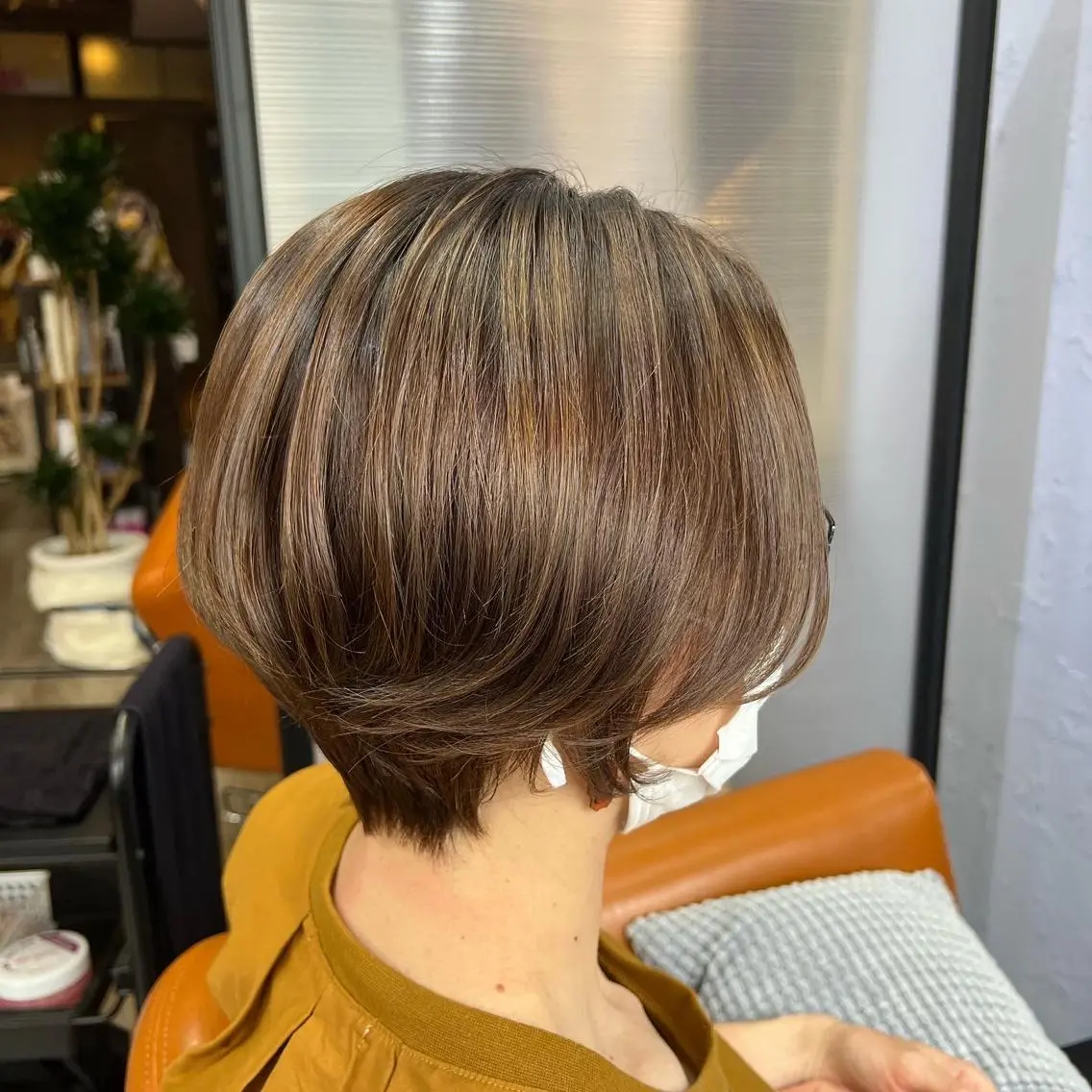 ショート ハイライト 【デザインカラー】 山口尚紀のヘアスタイル