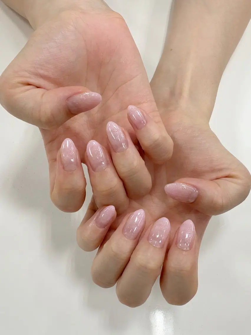 ネイル グラデーション ラメ(グリッター) ラメグラデーション Bianca 🌟 yanagihasiのネイルデザイン