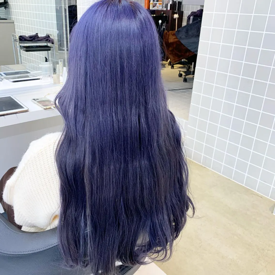 ミディアム カラー ヘアアレンジ 🩵 JURI🩵のヘアスタイル