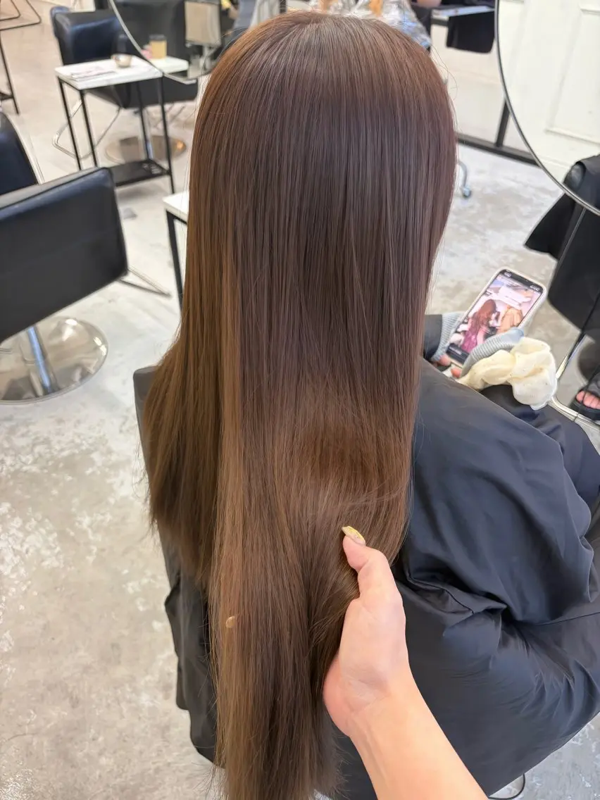 ロング カラー ヘアカラー トリートメント Maison HALU -かえでのヘアスタイル