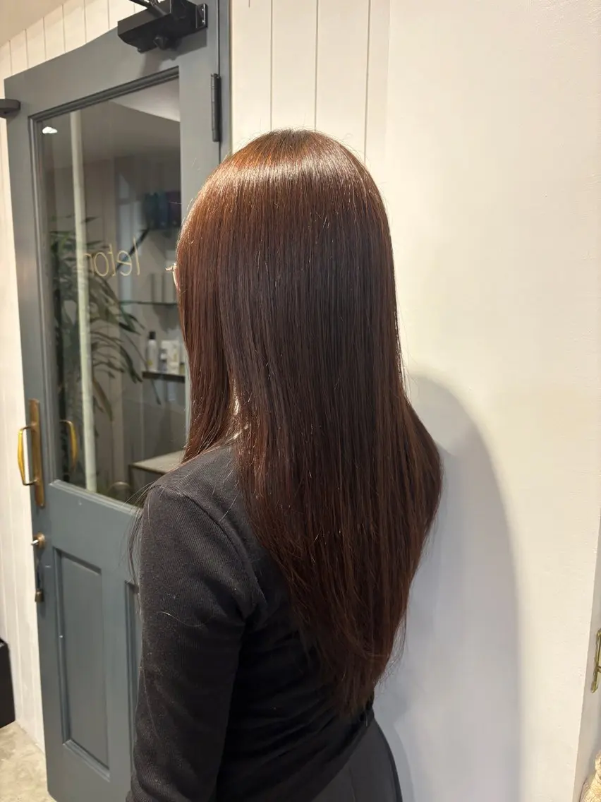 セミロング り おのヘアスタイル