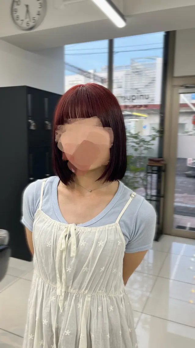ミディアム カラー ヘアカラー ブリーチなしWカラー /アレンジ/ユウミのヘアスタイル