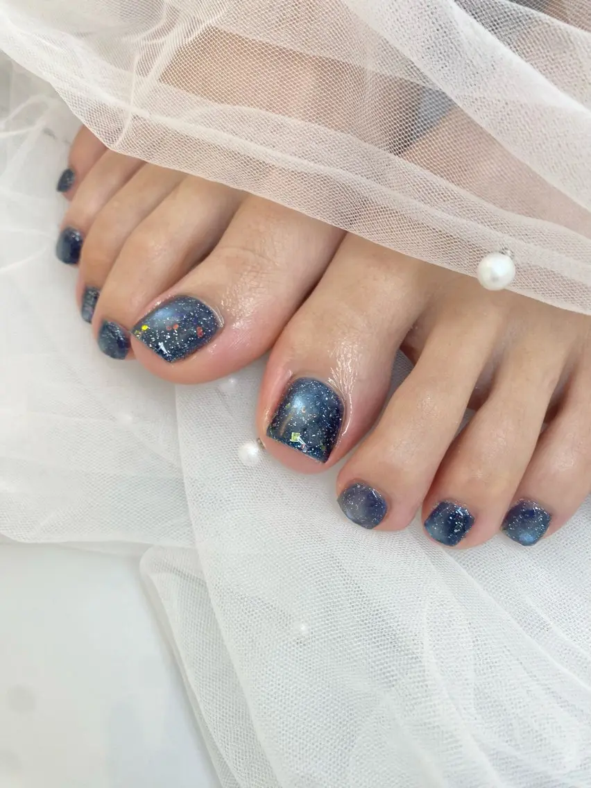 ネイル フットネイル マグネットネイル Hashimoto yukaのネイルデザイン