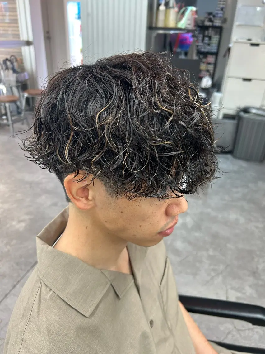 パーマ メンズ カット パーマ パーマ支持率No.1 ❤️🔥安成弾のヘアスタイル