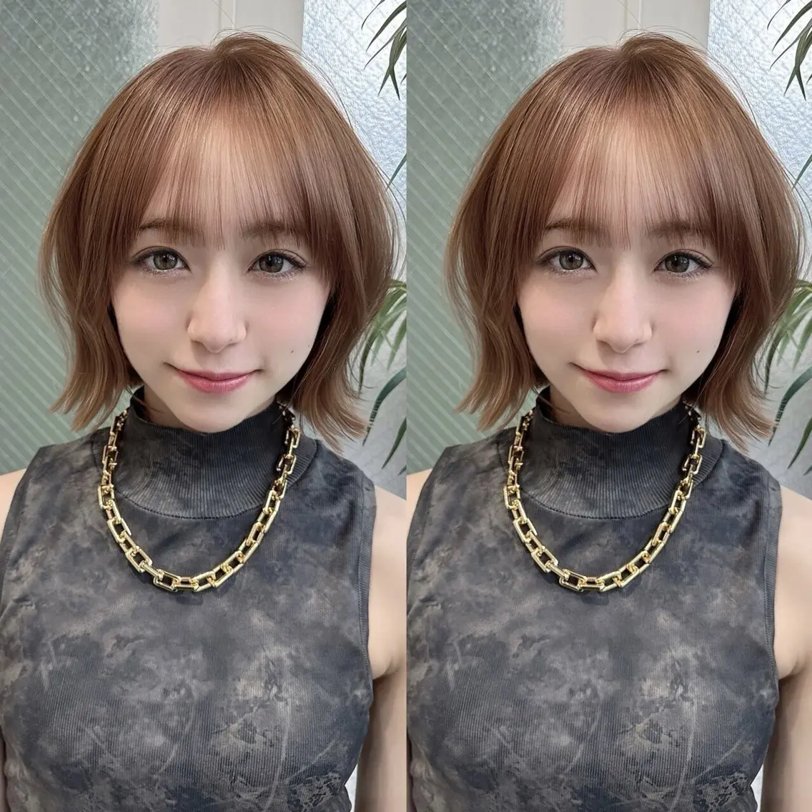 ショート ボブ 💗ショート×ボブ 韓国レイヤー宮内諒のヘアスタイル