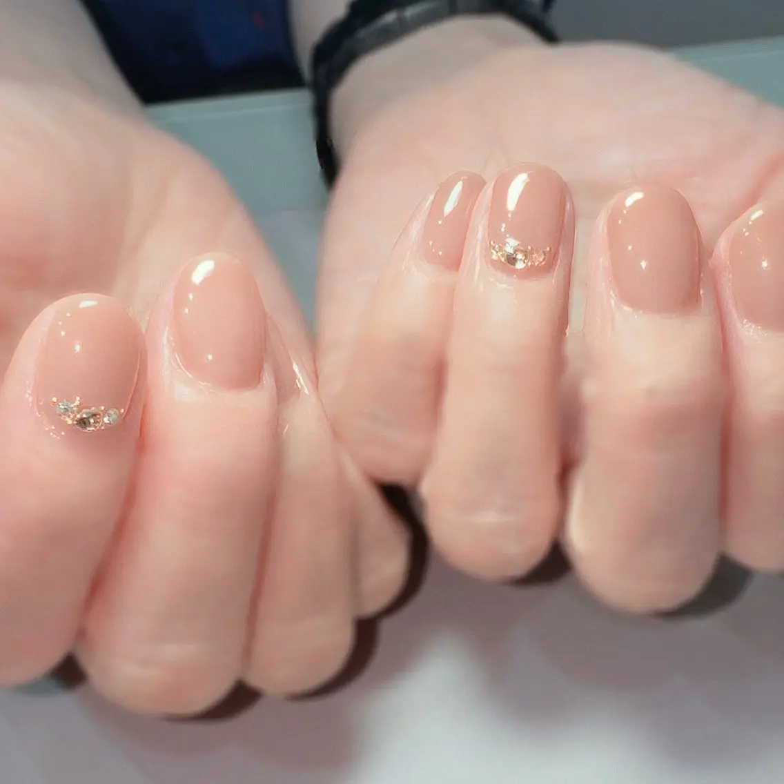 ネイル オフィスネイル ワンカラーネイル シンプルネイル nailsalon urümのネイルデザイン