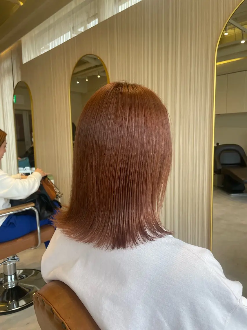 ミディアム カラー ヘアカラー 🍑宮川 愛菜🍑のヘアスタイル