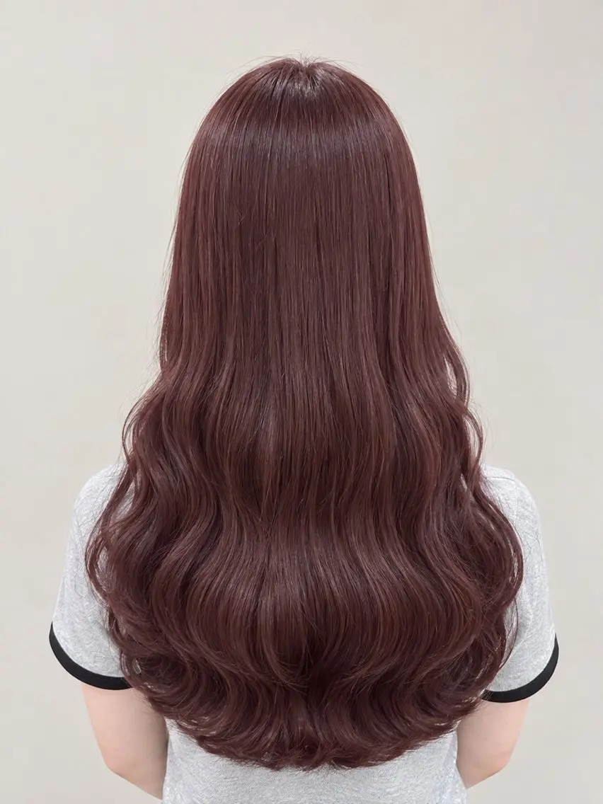 ロング 半田 百香のヘアスタイル