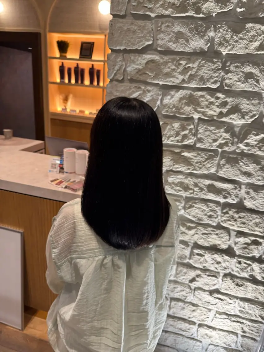 ロング 阿部 舞裕のヘアスタイル